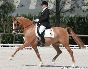 Belgian Pony rider Ans Vanhoef aboard her fantastic Mausi