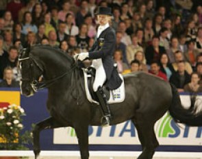 Louise Nathhorst and Guinness at the 2006 World Cup Finals