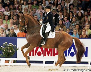 Isabell Werth and Warum Nicht at the 2006 World Cup Finals :: Photo © Astrid Appels