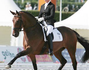 Bronze medal winners Brigitte Wittig and Biagotti W (by Breitling W)