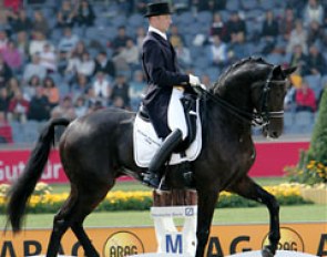 Jeroen Devroe and Paganini at the 2006 World Equestrian Games :: Photo © Astrid Appels