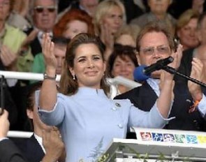 Princess Haya at the 2006 World Equestrian Games' Opening Ceremony