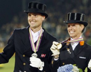Andreas Helgstrand and Anky van Grunsven at the 2006 World Equestrian Games