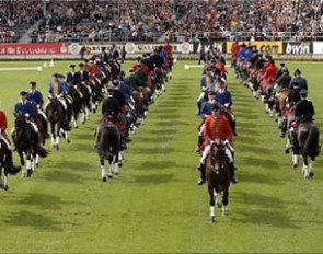 The State Stud Stallion Parade during the 2006 WEG Opening Ceremony