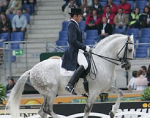Carlos Lopez Porras and Nevado Santa Clara at the 2006 World Equestrian Games :: Photo © Astrid Appels