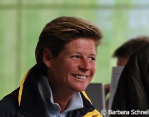 Ulla Salzgeber training the Australian team