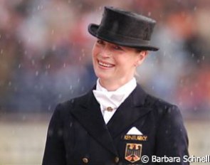 Isabell Werth wins gold in the Grand Prix Special at the 2006 World Equestrian Games :: Photo © Barbara Schnell