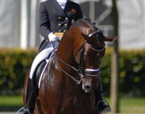 Emma Hindle and Lancet (Wenzel x Shogun). Hindle has been the consistent anchor rider for the British team. The pair finished 13th in the Special and in the Kur.