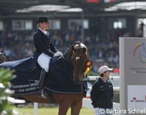 Isabell Werth is the 2007 Aachen Grand Champion :: Photo © Barbara Schnell
