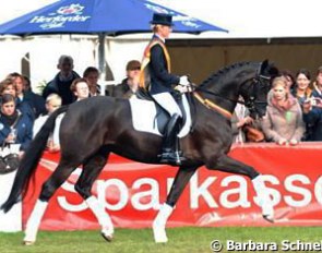 Helen Langehanenberg also won the title with Silberaster OLD