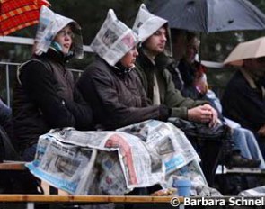 The weather was not always great