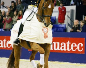 Isabell Werth and Warum Nicht Win at the 2007 CDI-W 's Hertogenbosch :: Photo © Leanjo de Koster