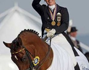 Grand Prix Special gold for Isabell Werth and Satchmo at the 2007 European Championships