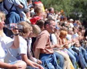 Large crowds gathered at the 2007 European Pony Championships in Freudenberg