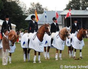 The gold medal winning German team