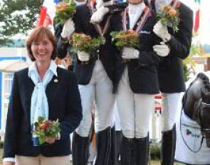 The Dutch silver medal winning team