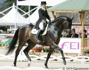 Tatiana Miloserdova and Wat a Feeling at the 2007 European Championships in Turin :: Photo © Dirk Caremans