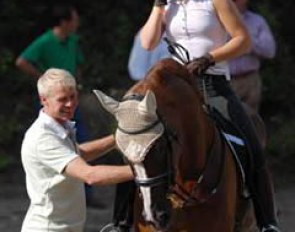 Jan Brink was in Nussloch coaching Swedish junior Sara Bergström-Källström