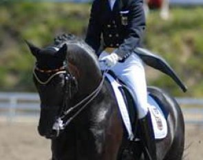 Jill de Ridder and Disco Boy in action
