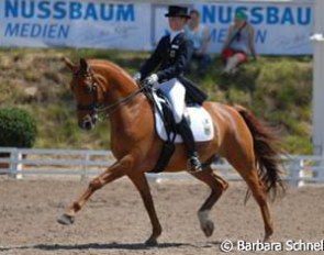Fabienne Lutkemeier and Bouton win Kur silver