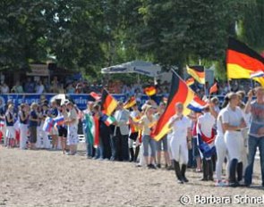 Parade of Nations, the day before the Team Championship Test