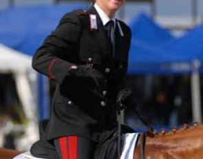 Valentina Truppa reclaimed the gold medal after ther 2006 European Young Riders' Champion's title (back in the days when European Championships were still read Championships when the scores of all three tests counted to determine the overall Champion).