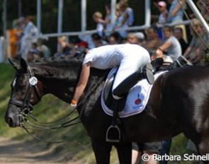 Chantal's sister Michelle van Lanen also won team silver and always ranked in the top ten in each junior riders' class with Incredible