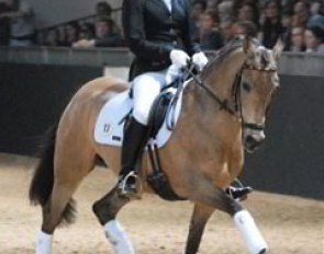 German FEI pony rider Nadine Surmann on Deshima