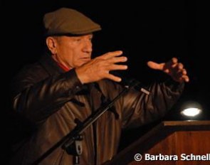 Monty Roberts at the 2007 Global Dressage Forum :: Photo © Barbara Schnell