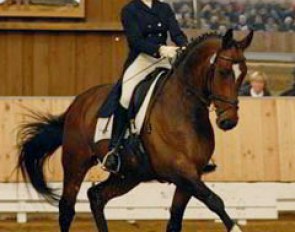 Rebekka Walter was another very young rider (she's just starting in the Young Riders' camp) who did well at this show, aboard 8-yr-old Le Beau, she placed fourth