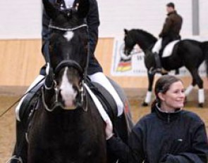 Louisa Lüttgen was coached by her sister Anna-Katharina, who hopes to reach Grand Prix level with the horse herself