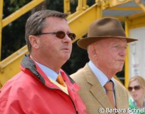 The owners on the sideline: Holger Schmezer (Hinnerk TSF) and Uwe Schulten-Baumer (River of Joy)