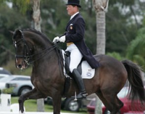 Michael Barisone and Neruda at the 2008 Palm Beach Dressage Derby :: Photo © Mary Phelps