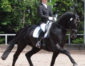 Jana Freund and Dramatic at the show in Neuss-Grefrath :: Photo © Barbara Schnell