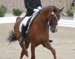 One of only two boys who competed in the dressage classes in Steinfeld: Franz Trischberger & Bourbon K
