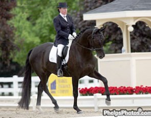 Rebecca Knollman on Solaris Hit at the U.S. Central League Young Horse Selection Trial :: Photo © Phelpsphotos.com