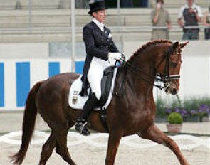 Heike Kemmer and Bonaparte at the 2008 CDIO Aachen :: Photo © Astrid Appels