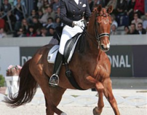 Heike Kemmer and Bonaparte at the 2008 CDIO Aachen :: Photo © Astrid Appels