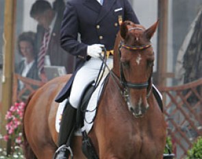 Juan Matute and Wie Atlantico at the 2008 CDIO Aachen :: Photo © Astrid Appels