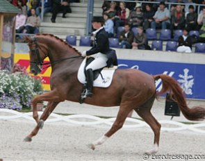 Isabell Werth and Warum Nicht FRH at the 2008 CDI Aachen :: Photo © Astrid Appels