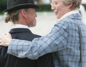Isabell Werth and her sponsor Madeleine Winter-Schulze :: Photo © Astrid Appels