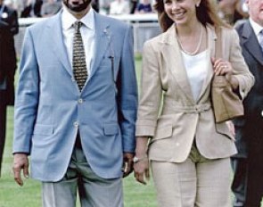 Sheikh Mohammed Bin Rashid Al Maktoum and Princess Haya at the Ascot Horse Races