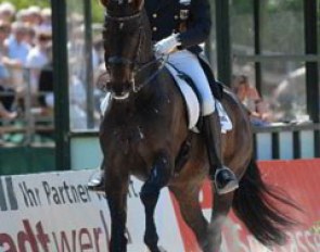 Hubertus Schmidt and Franziskus at the 2008 CDN Bad Salzuflen :: Photo © Barbara Schnell