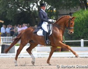 Heike Kemmer and Bonaparte won silver