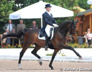 Matthias Rath and Sterntaler won the 2008 German Championships for male riders