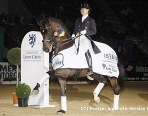 Emma Hindle and Lancet win the 2008 CDI Braunschweig