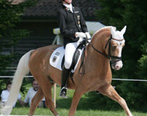 Sönke Rothenberger and Deinhard B at the 2008 European Pony Championships :: Photo © Astrid Appels