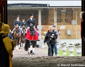 Edward Gal and Totilas heading towards the prize giving ceremony