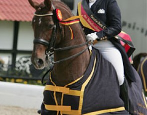 Bianca Kasselmann and Forum Zwei Win the 2008 German Professional Dressage Riders' Championships :: Photo © Astrid Appels
