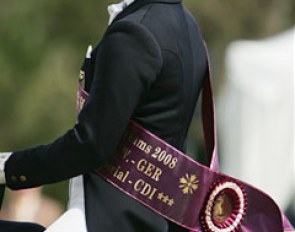 The champion's sash